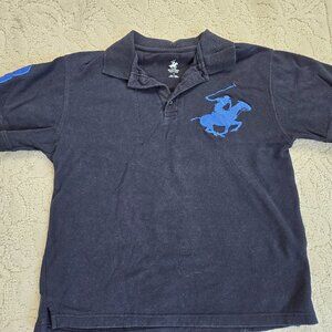 Beverly Hills Polo Club #3 Embroidered Polo Shirt Mens Sz M